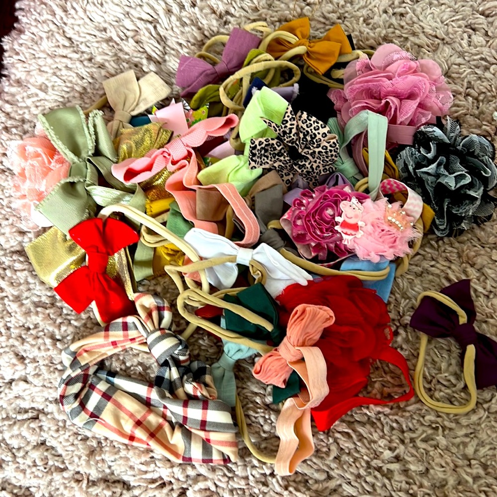 Baby girl bows and headbands